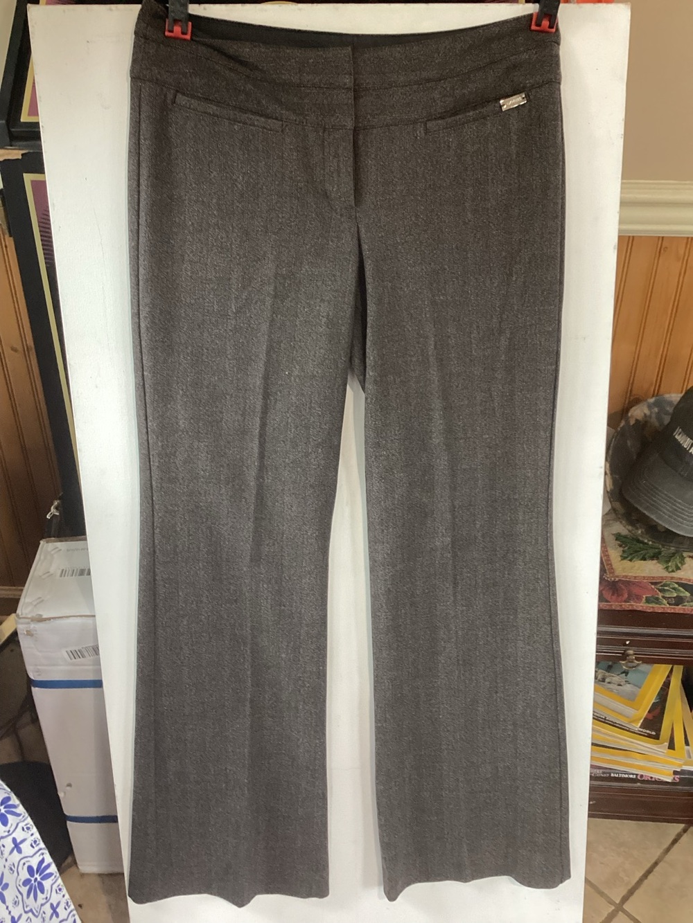 Express Women's Gray Boot Cut Dress Pants from Express size 8